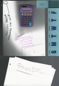 a picture of a calculator and a piece of paper