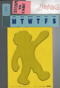 a yellow sticker with the word dwtw on it