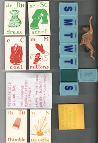 a board game with a variety of items on it